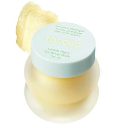 Afbeelding van TOCOBO Lemon Sugar Scrub Lipmasker 20ml Korean Skincare