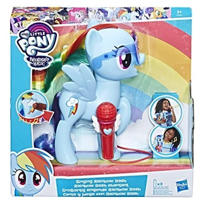 Afbeelding van My Little Pony Rainbow Dash zingend, E1975
