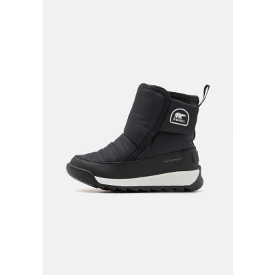 Afbeelding van Sorel Childrens Whitney II PLUS Bootie WP Unisex Snowboots voor kinderen, Maat: 27, Black/sea salt Leer/ synthetisch
