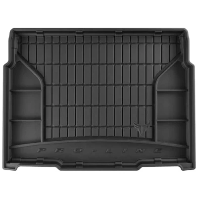 Afbeelding van M MOTOS Kofferbakmat voor Peugeot 2008 II, vanaf 2019, verbeter je reiscomfort met de zwarte antislipmat Auto TM, automat alle weersomstandigheden, bescherming tegen vuil