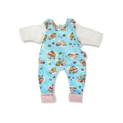 Afbeelding van Heless Poppenromper En T shirt 28 35 Cm Katoen Blauw