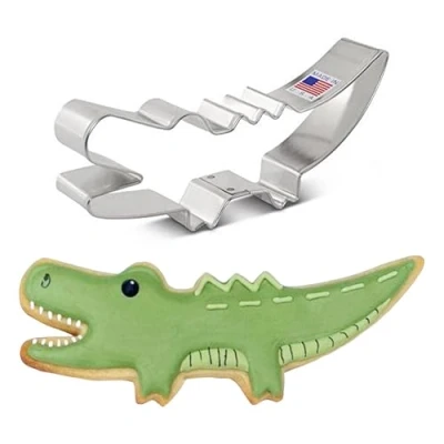 Afbeelding van Ann Clark Cookie Cutters Uitsteekvorm alligator 12,7 cm