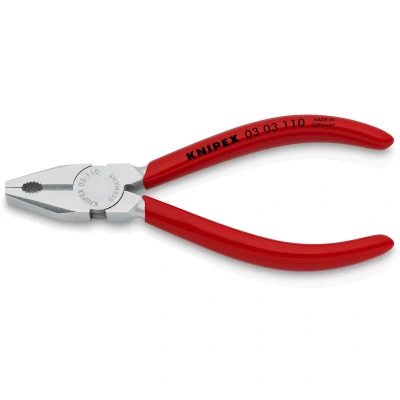Afbeelding van KNIPEX 03 110 mini kombitang met kunststof bekleed verchroomd mm