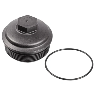 Afbeelding van BLUE PRINT ADBP990002 Deksel, oliefilterbehuizing Met afdichtring VOLKSWAGEN: GOLF 5, Caddy 3, 6, AUDI: A4 B8 Saloon, A3 Sportback, A6 C6 Avant