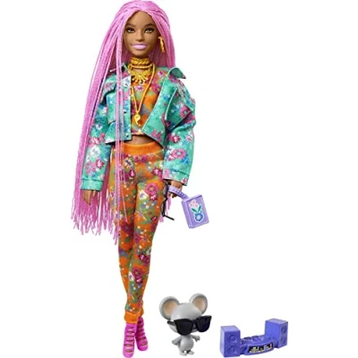 Image de Poupée Barbie Extra et sa souris DJ