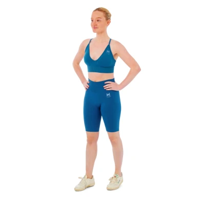 Afbeelding van Xtreme Sportswear Dames Sportset Korte Sportlegging + Sport BH Blauw S