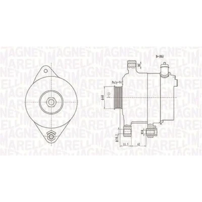 Afbeelding van Dynamo / Alternator MAGNETI MARELLI 063731595010