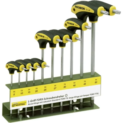 Afbeelding van Proxxon Industrial BO L hantag Schroevendraaierset Werkplaats 10 delig Binnen Zesrond (TX), TX