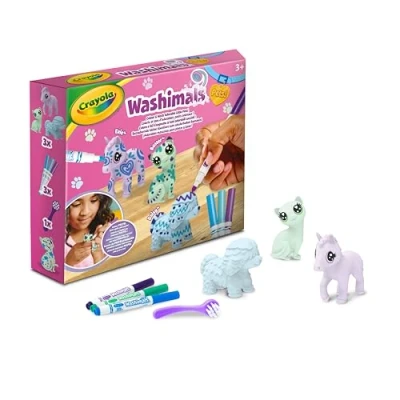 Image de Jeu créatif Washimals Coffret 3 animaux pastel Crayola
