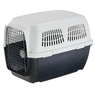 Afbeelding van Ferplast Vervoersbox Clipper 4 Wit&amp;Zwart Hondentransportbox 71x50x51 cm