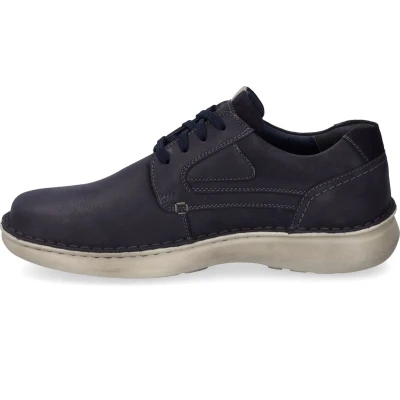 Afbeelding van Josef Seibel ALAN Sportieve veterschoenen, Heren, Maat: 40, Indigo Leer