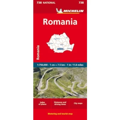 Afbeelding van Romania Michelin National Map 738