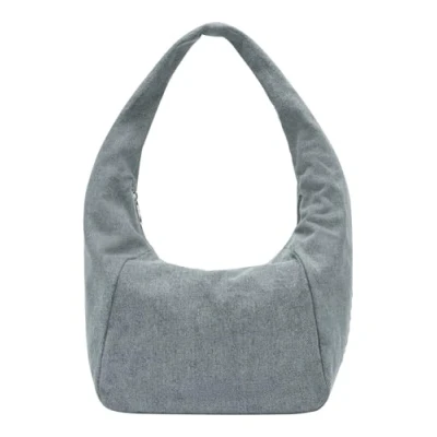 Afbeelding van LIEBESKIND BERLIN Schoudertas Farrah Denim Hobo Bag Blue Blauwgrijs