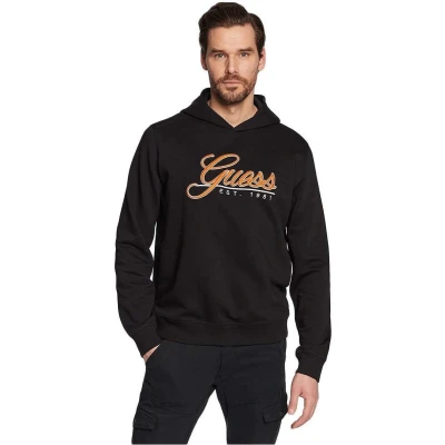 Afbeelding van Guess Herren Kleding Sweatshirts en Hoodies Capuchontruien Zwart S