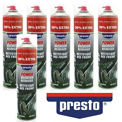 Afbeelding van Presto Power Brake Cleaner Spray 6 blikjes 307287 600 ml