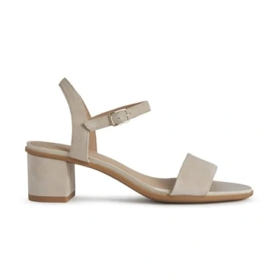 Afbeelding van Geox Sandalen, Dames, Maat: 39, Skin c Veloursleer
