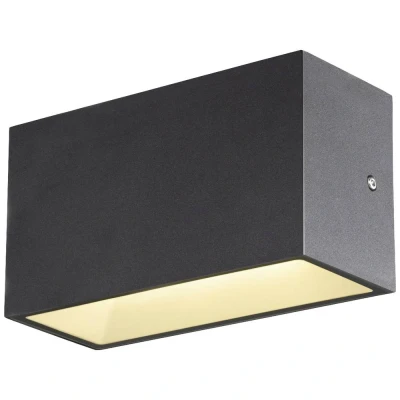 Afbeelding van SLV SITRA M 1005151 LED buitenlamp (wand) vast ingebouwd 14 W Antraciet