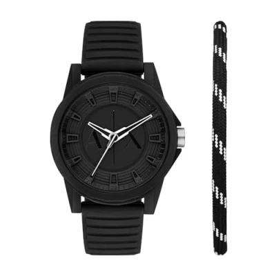 Afbeelding van Armani Exchange Outerbanks SET Horloge, Heren, Maat: One Size, Black