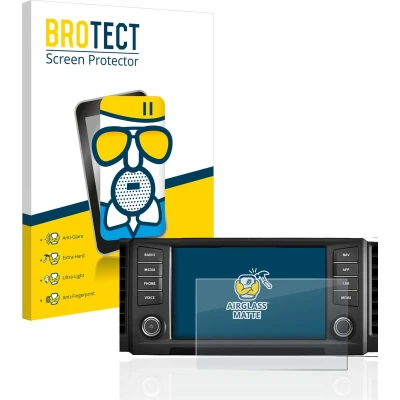 Afbeelding van BROTECT Screenprotector voor Seat Leon 5F 2018 Media System Plus 2016 8&quot; Folie Beschermfolie Beschermglas matte