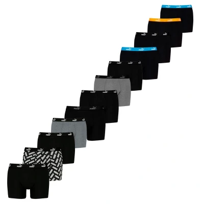 Afbeelding van Puma Boxershorts Promo 12 pack Black Combo Maat L