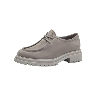 Afbeelding van Tamaris Veterschoenen, Dames, Maat: 38, Grey Leer