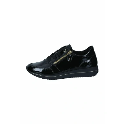 Afbeelding van Remonte Veterschoenen, Dames, Maat: 37, Nero black Lak