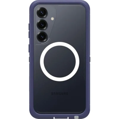 Image de OtterBox Defender Series XT Boîtier de protection coque pour téléphone portable robuste caoutchouc, plastique violet crépuscule Denver Samsung Galaxy S25+