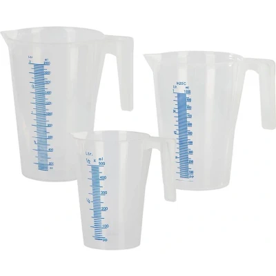 Afbeelding van Kerbl Maatbeker met handvat en schenktuit, vulling schaal voor 1000ml