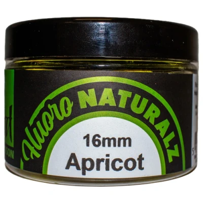 Afbeelding van Rod Hutchinson Naturalz Fluor Wafters Apricot 16mm (150ml) Hookbaits