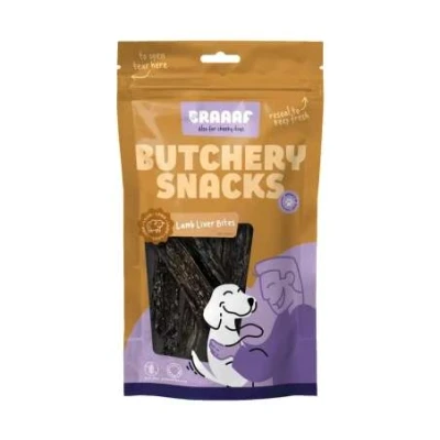 Afbeelding van Braaaf butchery hondensnacks lamslever bites 120 gram