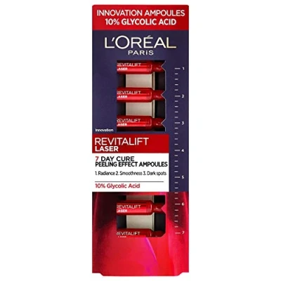 Afbeelding van L&#039;Oréal Revitalift Laser Renew 7 Day Cure Peeling Effect Ampoules