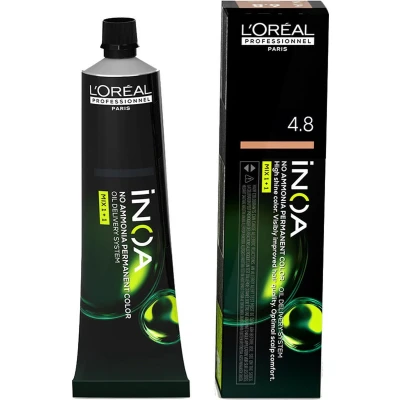 Afbeelding van Permanente Kleur L&#039;Oreal Professionnel Paris Inoa Nº 4.8 60 g