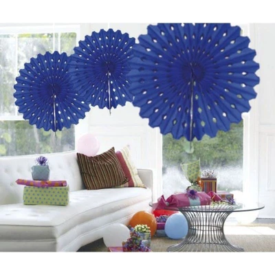 Image de Range en nid d&#039;abeille bleu 45cm par unité