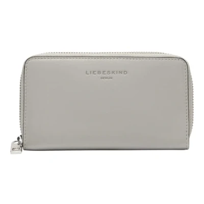 Afbeelding van LIEBESKIND BERLIN Leren Portemonnee Lila Sheep Natural Frieda Wallet Steel Taupe