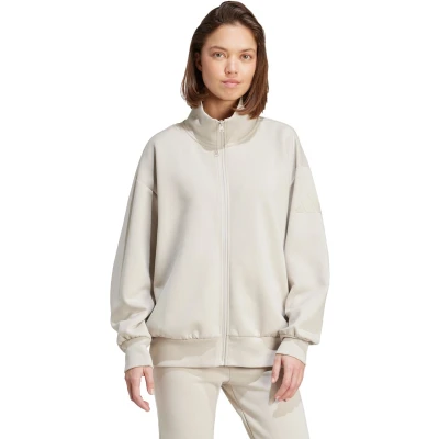 Afbeelding van adidas Sportswear ALL SZN Soft Lux Loose Top met lange ritssluiting Dames Beige 2XL