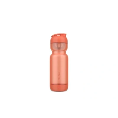 Afbeelding van Mepal Shakebeker Sport 800 ml Shake en drink Inclusief mixer &amp; maatverdeling Eenvoudig schoon te maken Drinkflessen Peach orange