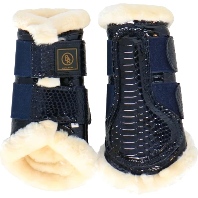 Afbeelding van BR Beenbeschermers Majestic Lacquer Sheepskin Navy S