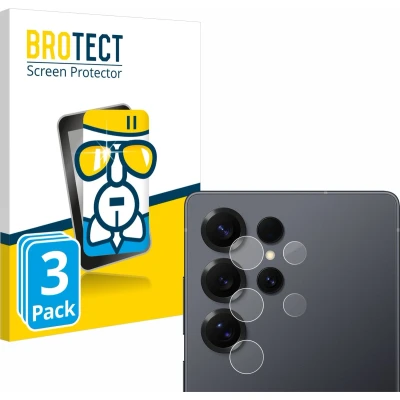 Afbeelding van BROTECT Screenprotector voor Samsung Galaxy S25 Ultra Enterprise Edition (ALLEEN Camera Lens) Folie Beschermfolie Beschermglas transparant (3 Stuks)