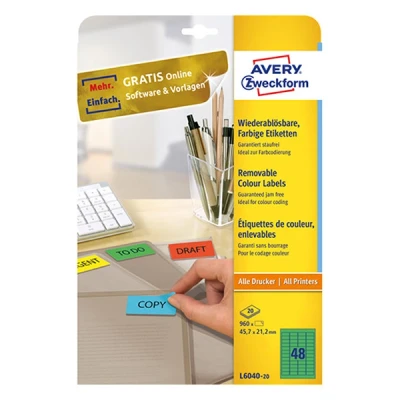 Image de Avery L6040 étiquettes 960 unités
