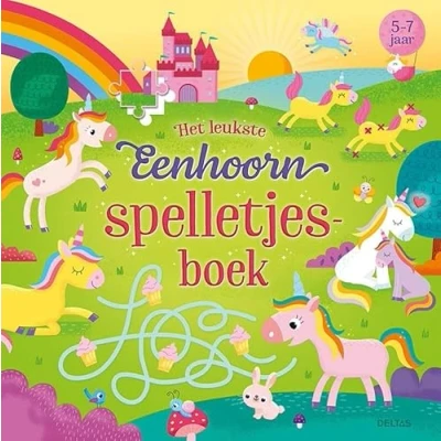 Afbeelding van Spellenboek Deltas Het leukste eenhoorn spelletjesboek 5 7 jaar