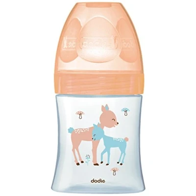Afbeelding van DODIE Bottle Sensation Glass 150ml Beige Biche 0 6 maanden