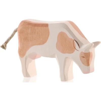Afbeelding van Ostheimer koe grazend bruin 14 cm