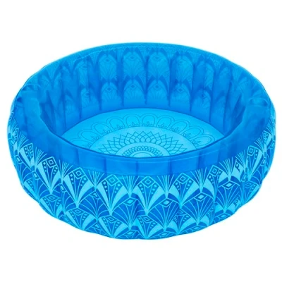 Afbeelding van Bestway Opblaasbare Zwembad Extra Sterk Blauw Bohemien 168x53 cm +6 Jaar Tuin 54479