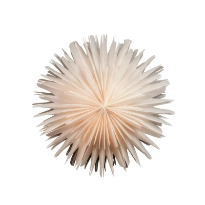 Afbeelding van Sterntaler decoratieve ster Kerststerpapier vouwster Binnen gloeilamp Stekker