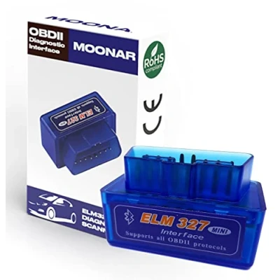 Afbeelding van Moonar Mini ELM327 OBD II OBD2 Auto Bluetooth Interface Diagnostisch Analysegereedschap