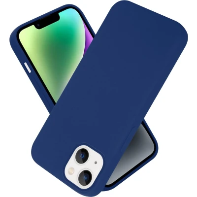 Afbeelding van Cadorabo Hoesje geschikt voor Apple iPhone 14 in LIQUID BLAUW Beschermhoes gemaakt van flexibel TPU silicone Case Cover