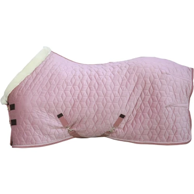 Afbeelding van Kentucky Horsewear Show Rug Velvet deken oude roos 145 6&#039;6 160g