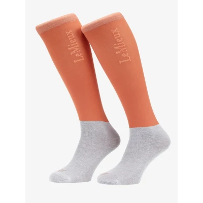 Image de LeMieux Chaussettes Competition Abricots L