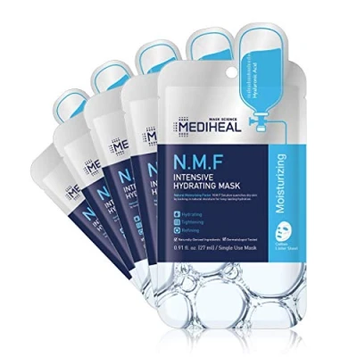 Afbeelding van MEDIHEAL Officieel [Koreaans nr. 1 bladmasker] N.M.F Intensief hydraterend masker (5 maskers)