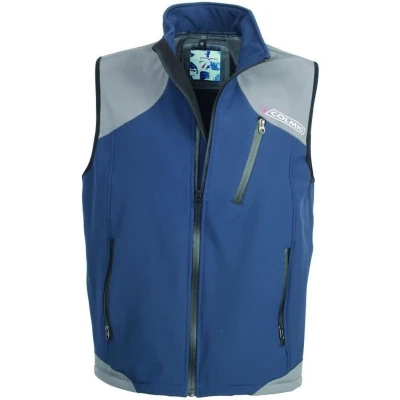 Afbeelding van Colmic Softshell Blue Grey Gillet Maat : xlarge